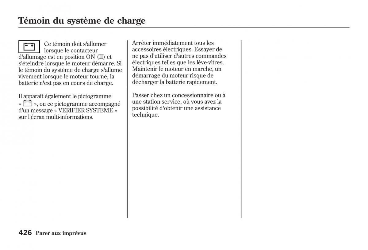 Honda Jazz II 2 manuel du proprietaire / page 431