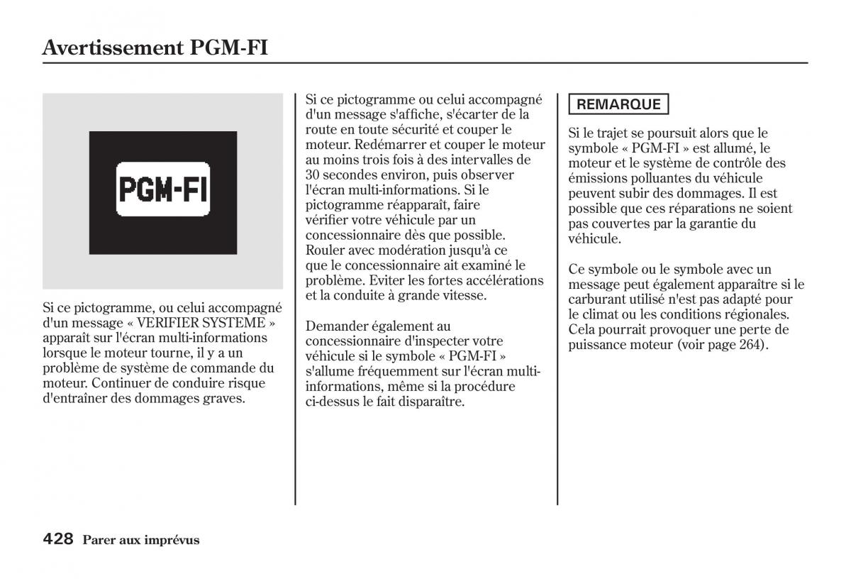 Honda Jazz II 2 manuel du proprietaire / page 433