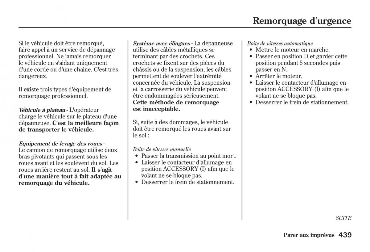 Honda Jazz II 2 manuel du proprietaire / page 444