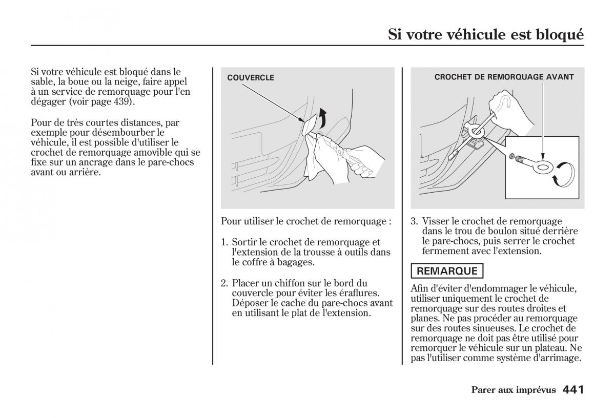 Honda Jazz II 2 manuel du proprietaire / page 446