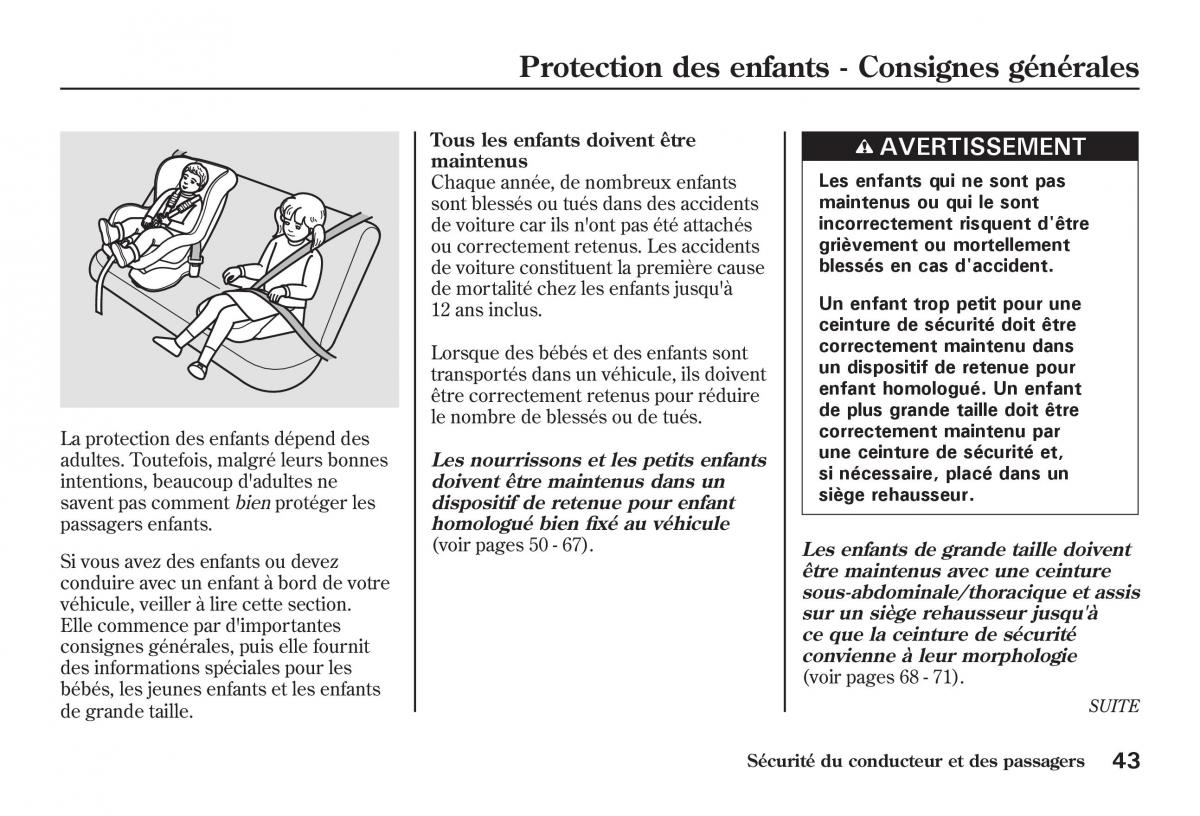 Honda Jazz II 2 manuel du proprietaire / page 48