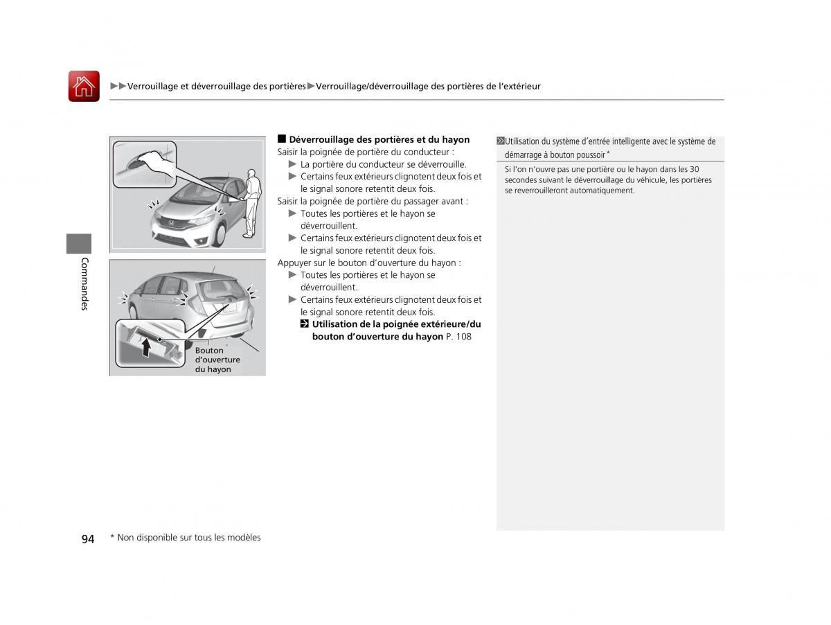 Honda Jazz III 3 manuel du proprietaire / page 95