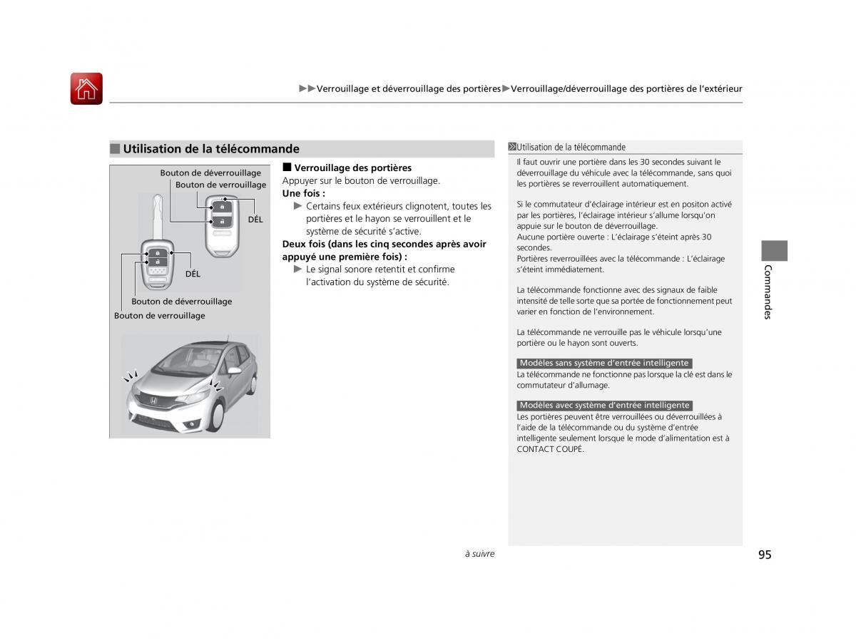 Honda Jazz III 3 manuel du proprietaire / page 96