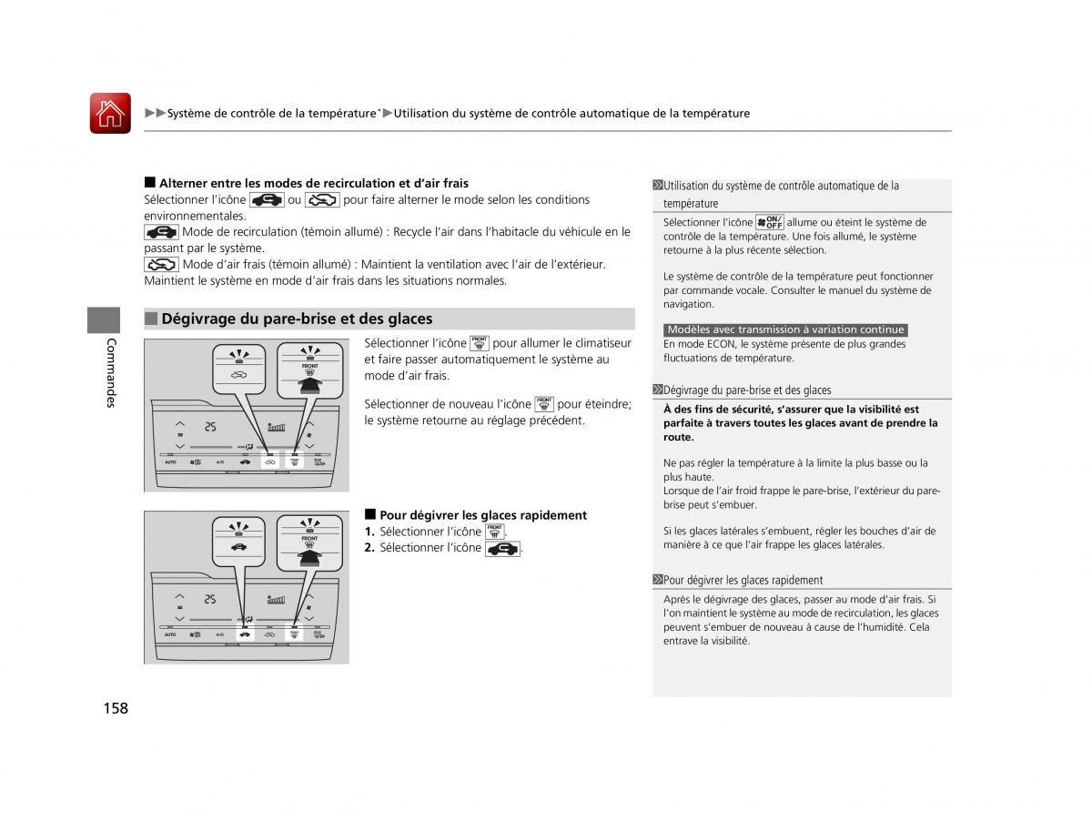 Honda Jazz III 3 manuel du proprietaire / page 159