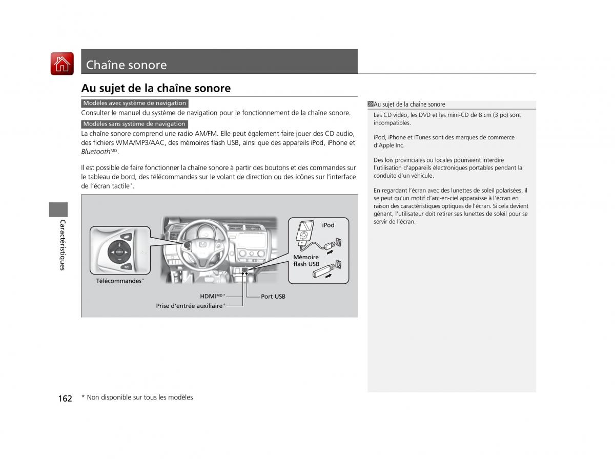 Honda Jazz III 3 manuel du proprietaire / page 163