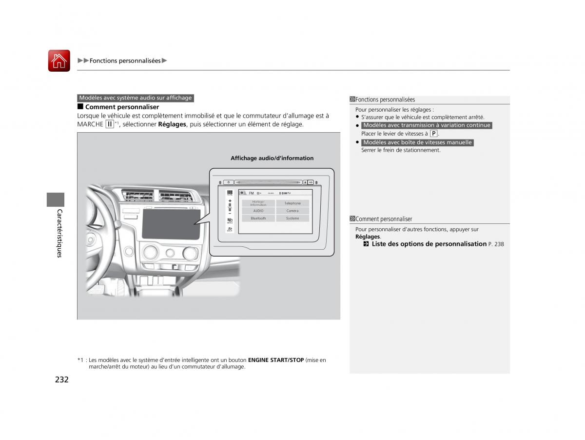 Honda Jazz III 3 manuel du proprietaire / page 233