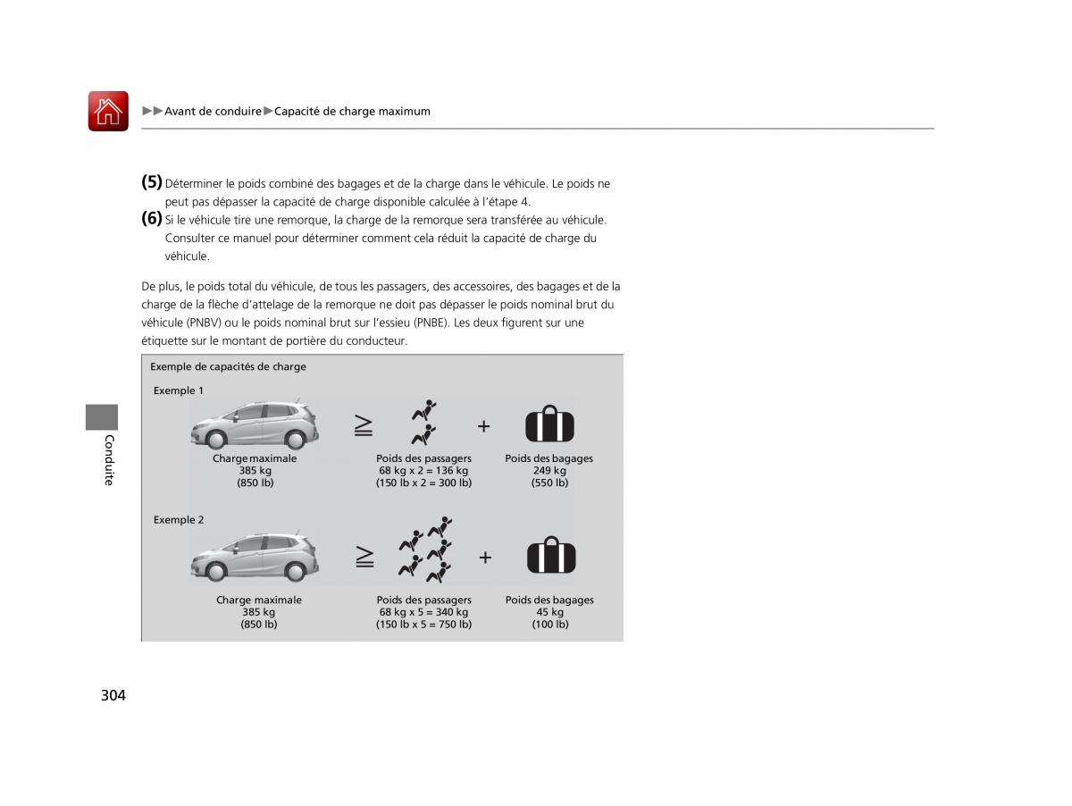 Honda Jazz III 3 manuel du proprietaire / page 305