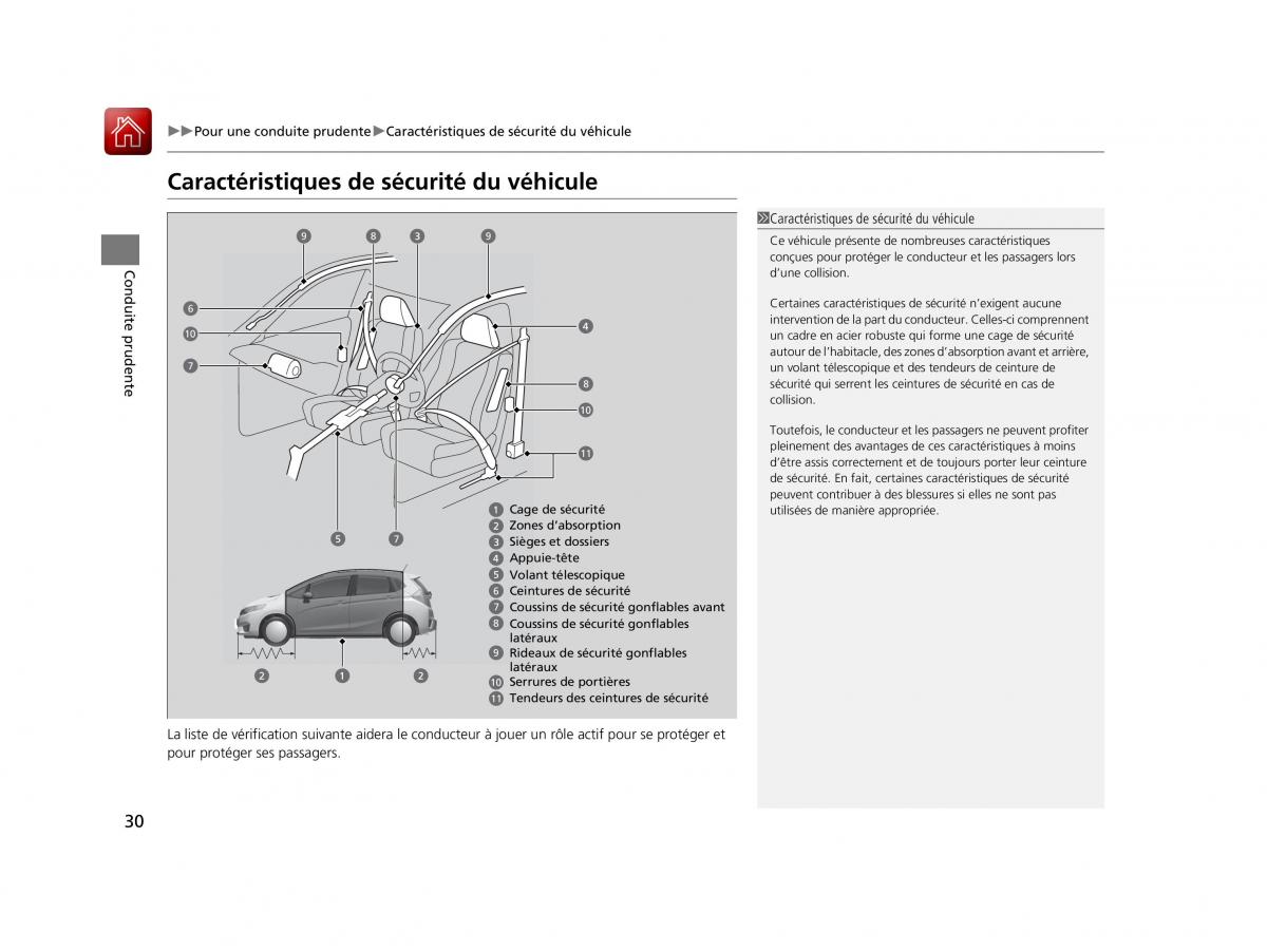 Honda Jazz III 3 manuel du proprietaire / page 31