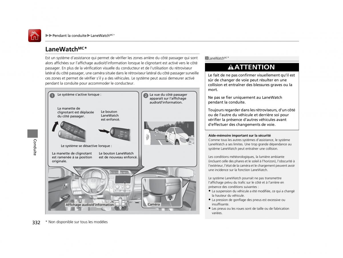 Honda Jazz III 3 manuel du proprietaire / page 333