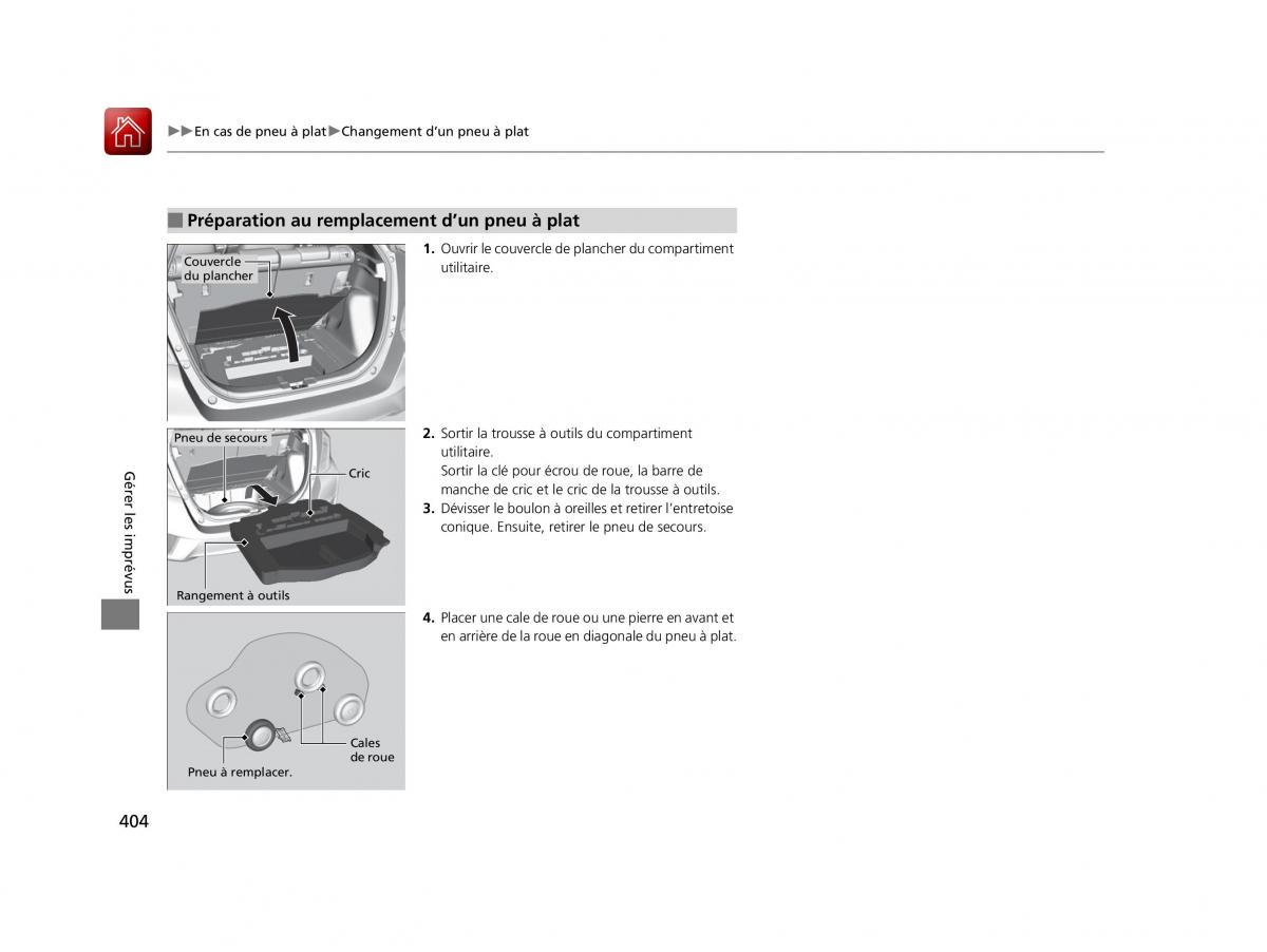 Honda Jazz III 3 manuel du proprietaire / page 405