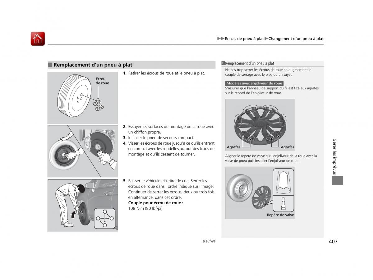 Honda Jazz III 3 manuel du proprietaire / page 408