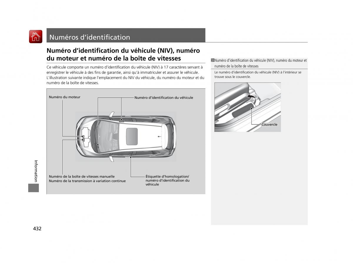 Honda Jazz III 3 manuel du proprietaire / page 433