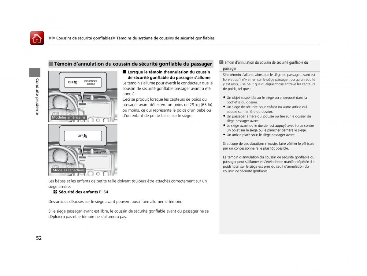 Honda Jazz III 3 manuel du proprietaire / page 53