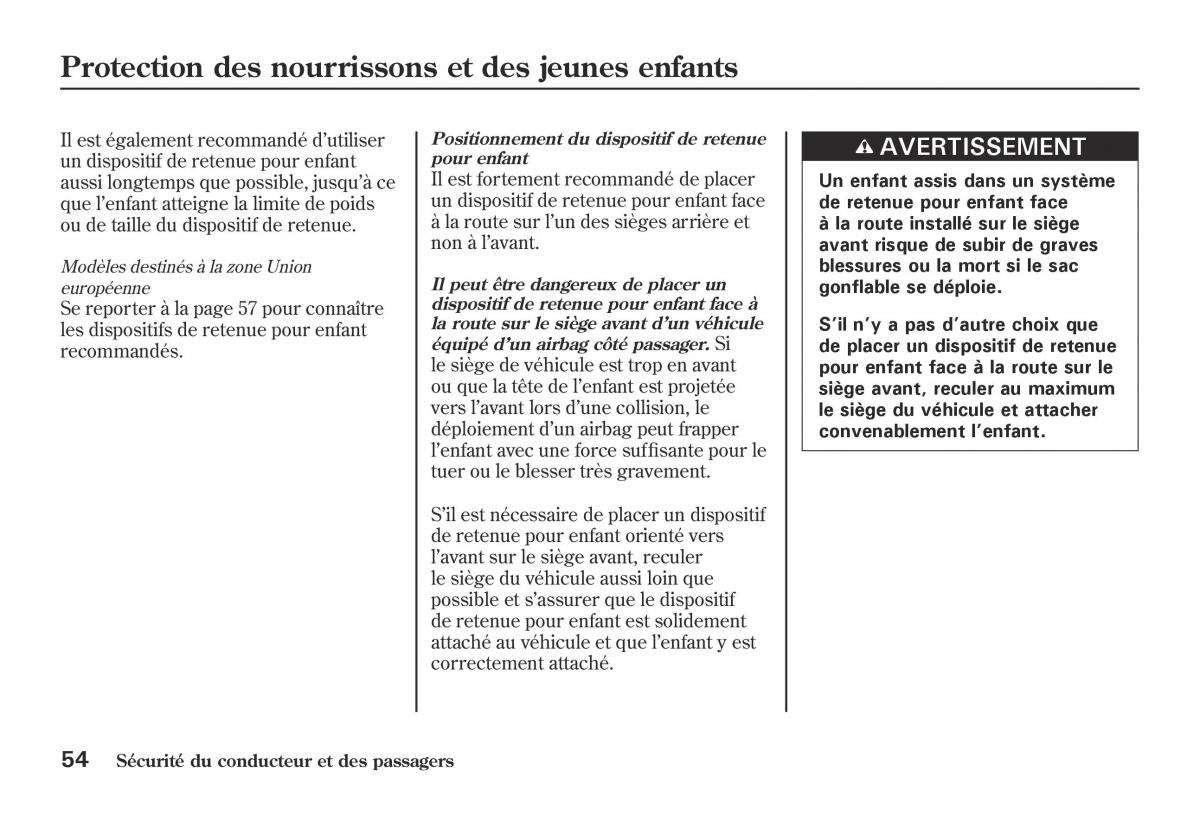 Honda Jazz II 2 hybrid manuel du proprietaire / page 61