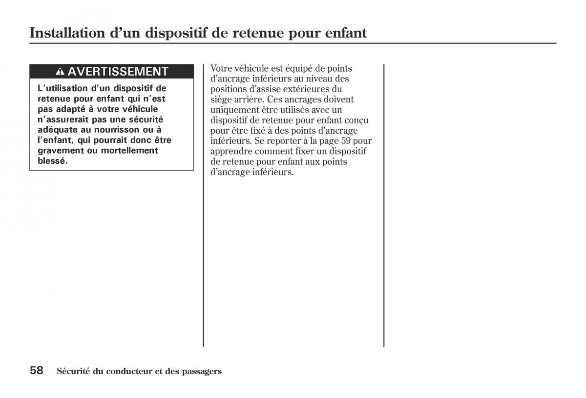 Honda Jazz II 2 hybrid manuel du proprietaire / page 65