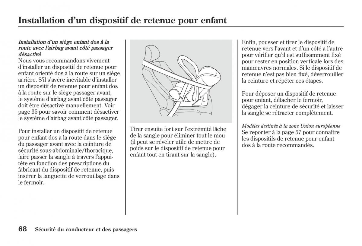 Honda Jazz II 2 hybrid manuel du proprietaire / page 75