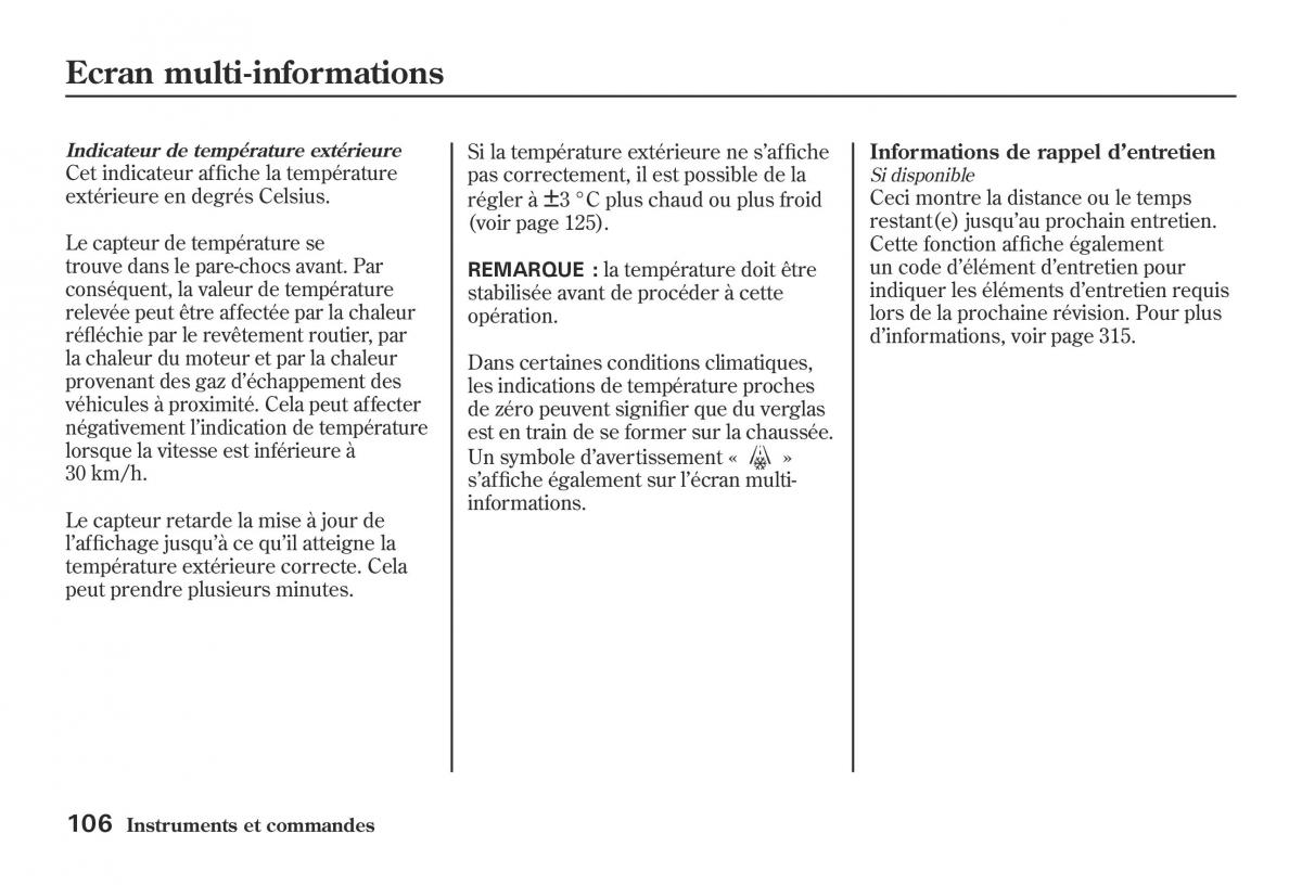 Honda Jazz II 2 hybrid manuel du proprietaire / page 113