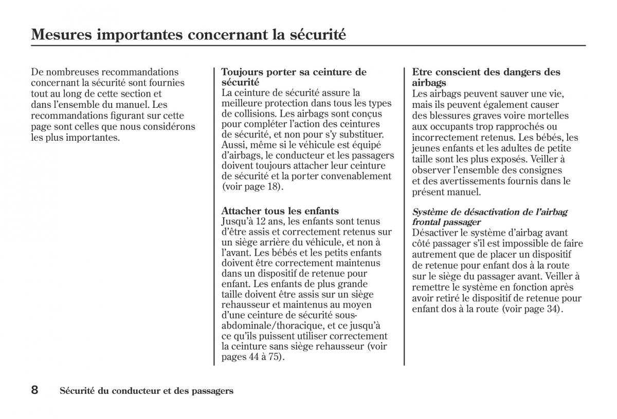 Honda Jazz II 2 hybrid manuel du proprietaire / page 15