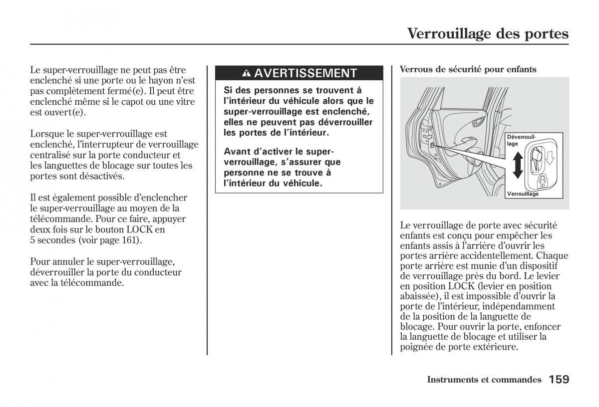 Honda Jazz II 2 hybrid manuel du proprietaire / page 166