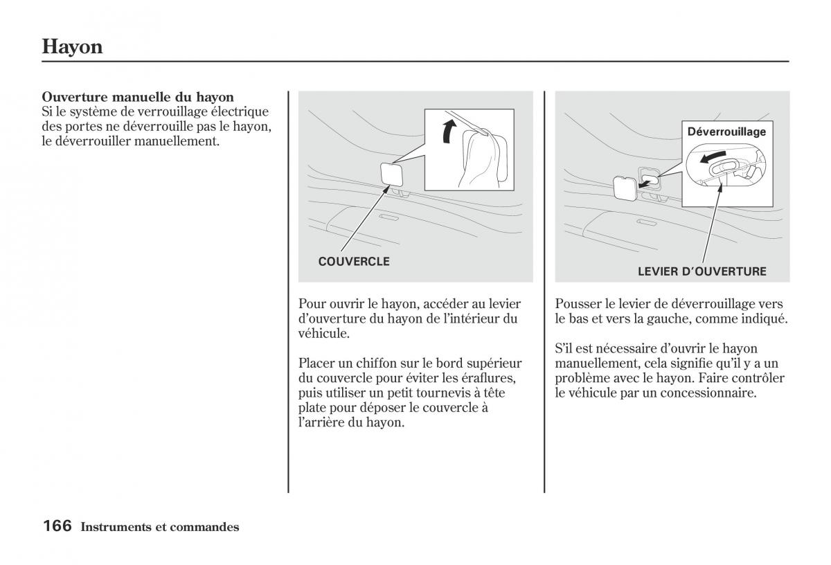 Honda Jazz II 2 hybrid manuel du proprietaire / page 173