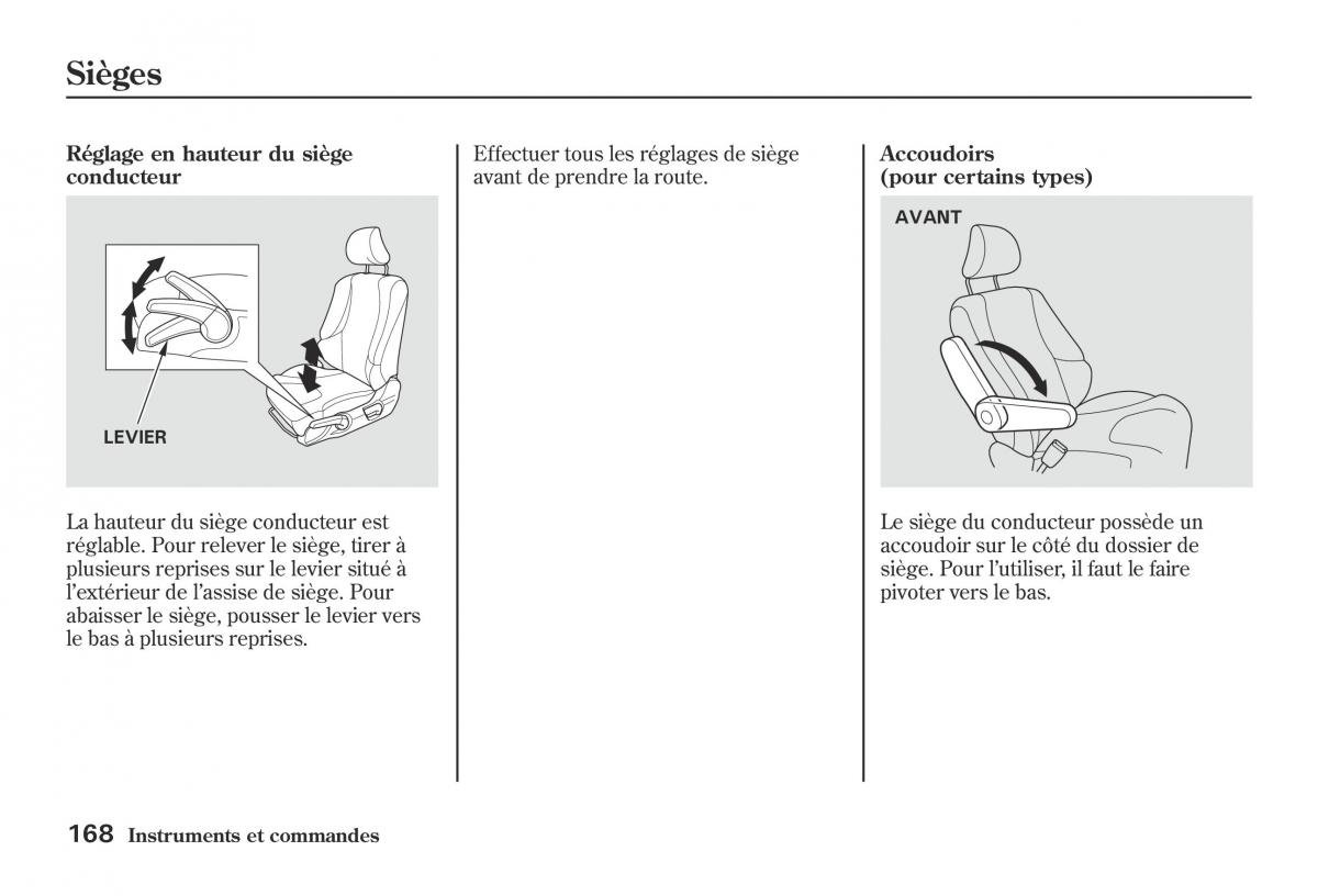 Honda Jazz II 2 hybrid manuel du proprietaire / page 175