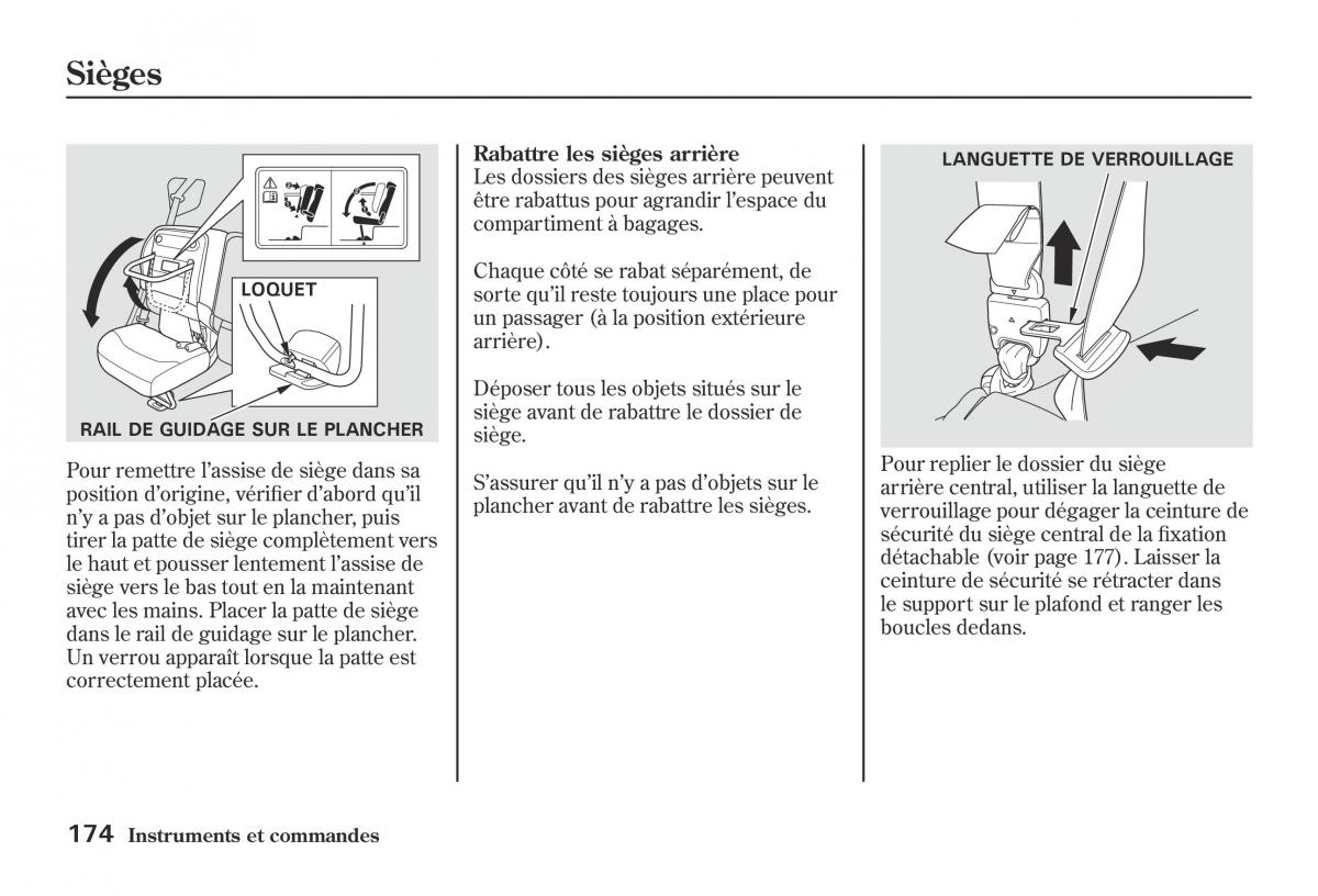 Honda Jazz II 2 hybrid manuel du proprietaire / page 181