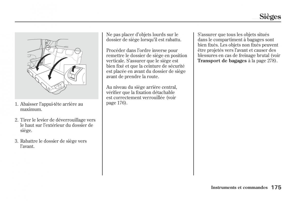 Honda Jazz II 2 hybrid manuel du proprietaire / page 182