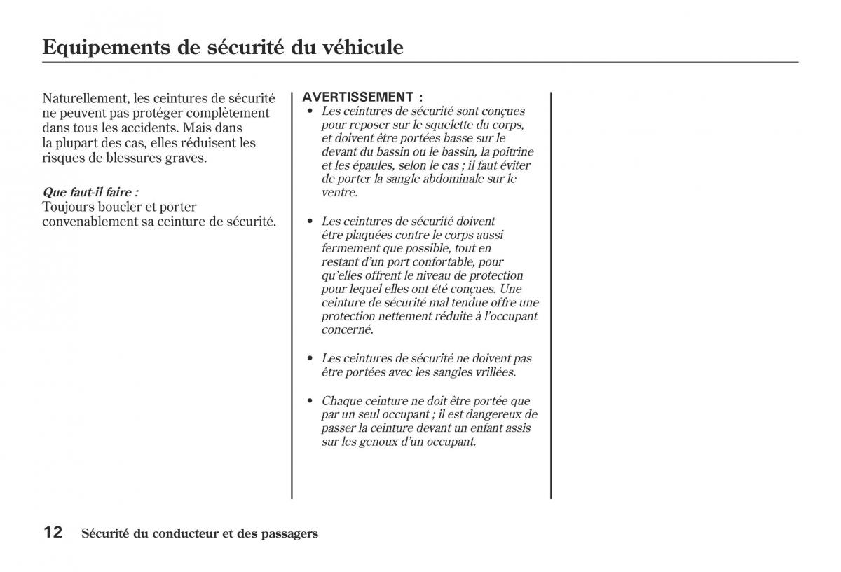 Honda Jazz II 2 hybrid manuel du proprietaire / page 19