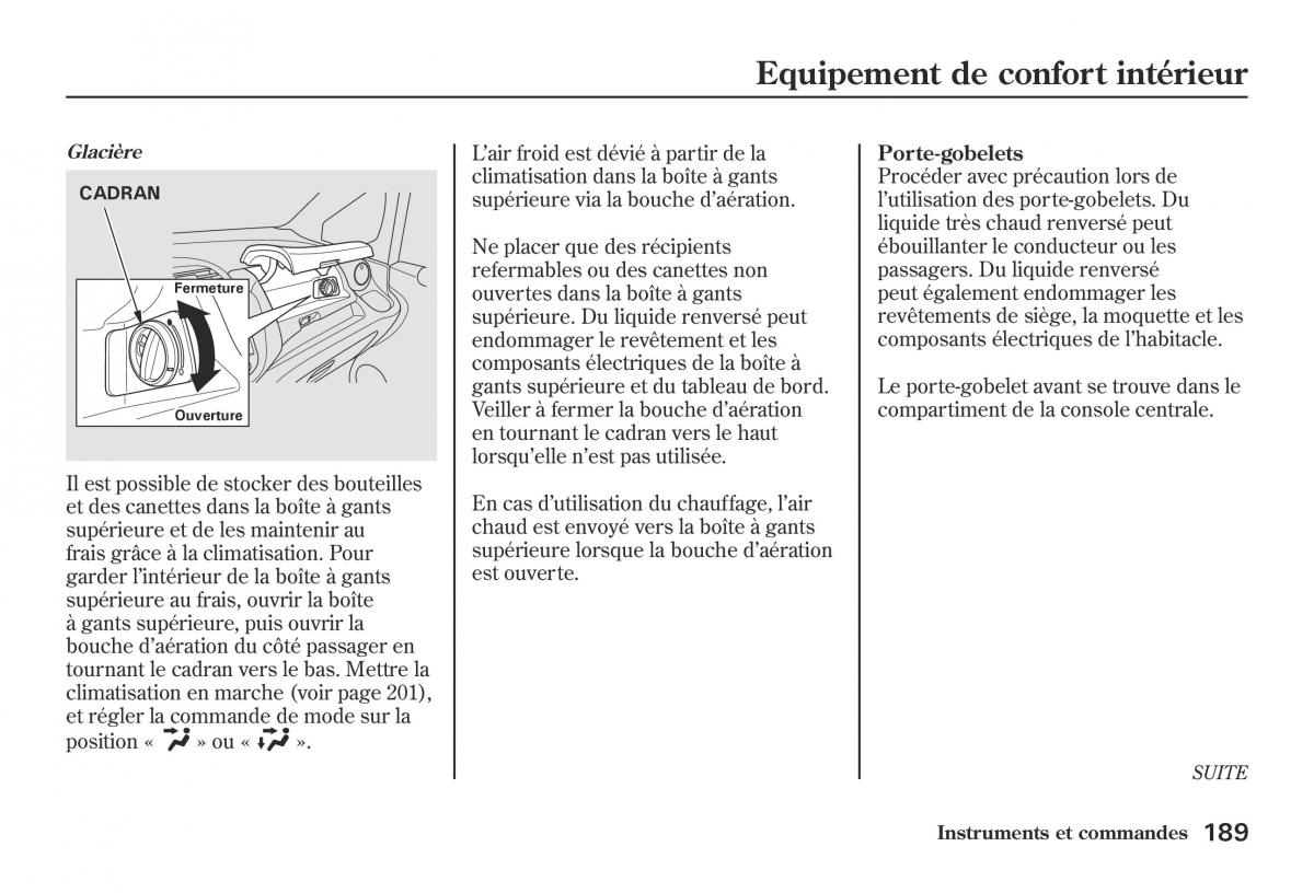 Honda Jazz II 2 hybrid manuel du proprietaire / page 196