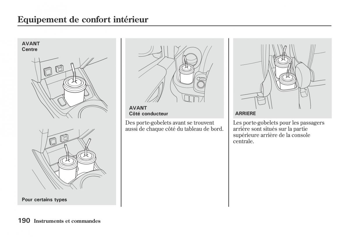 Honda Jazz II 2 hybrid manuel du proprietaire / page 197