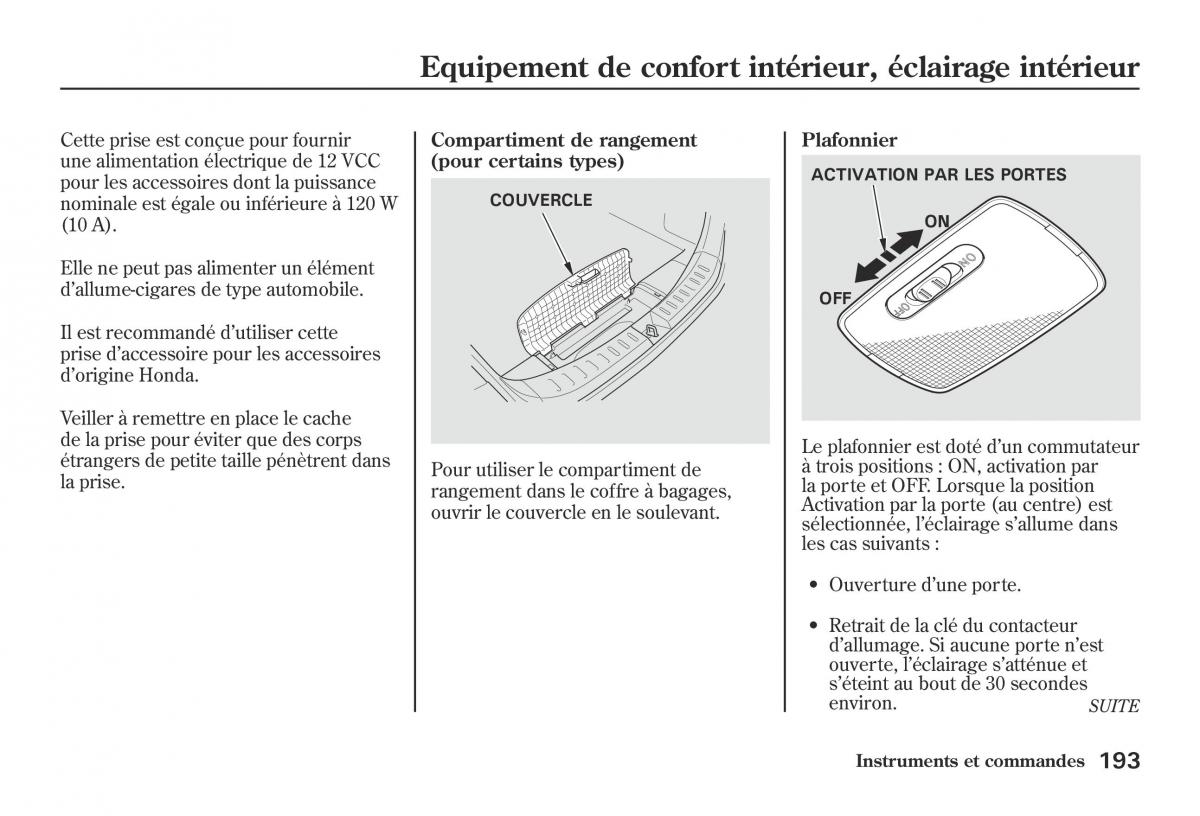 Honda Jazz II 2 hybrid manuel du proprietaire / page 200