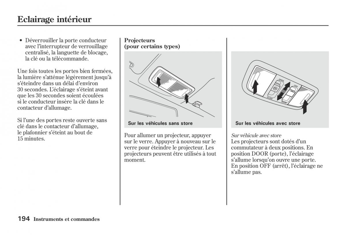 Honda Jazz II 2 hybrid manuel du proprietaire / page 201