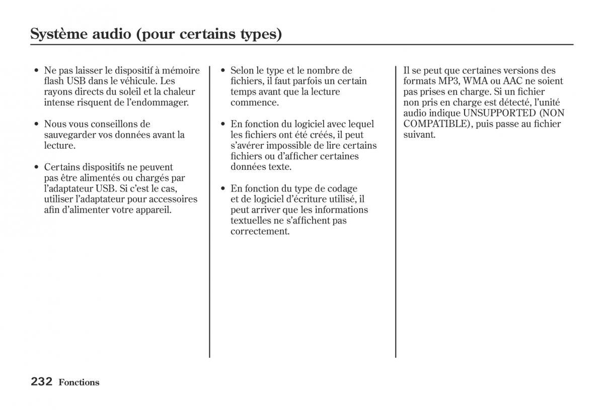 Honda Jazz II 2 hybrid manuel du proprietaire / page 239