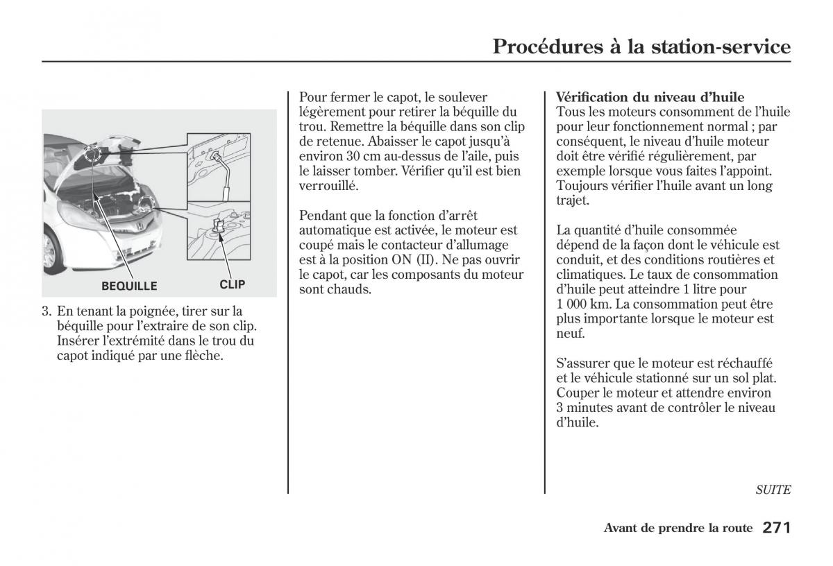 Honda Jazz II 2 hybrid manuel du proprietaire / page 278