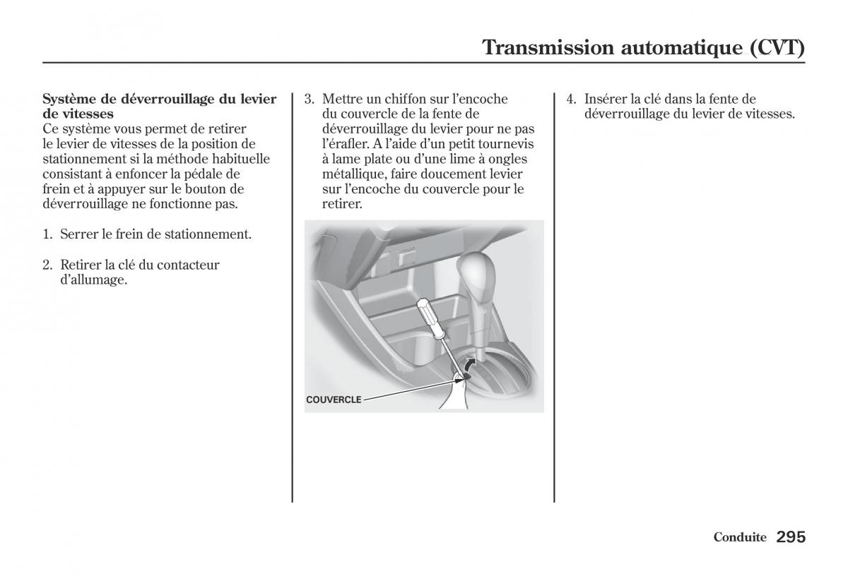 Honda Jazz II 2 hybrid manuel du proprietaire / page 302