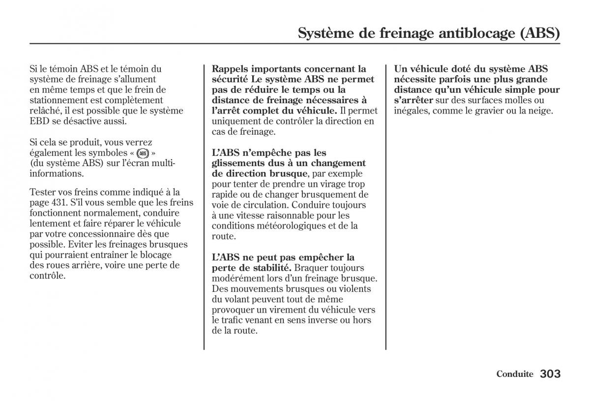 Honda Jazz II 2 hybrid manuel du proprietaire / page 310