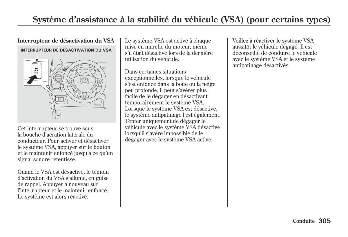 Honda Jazz II 2 hybrid manuel du proprietaire / page 312