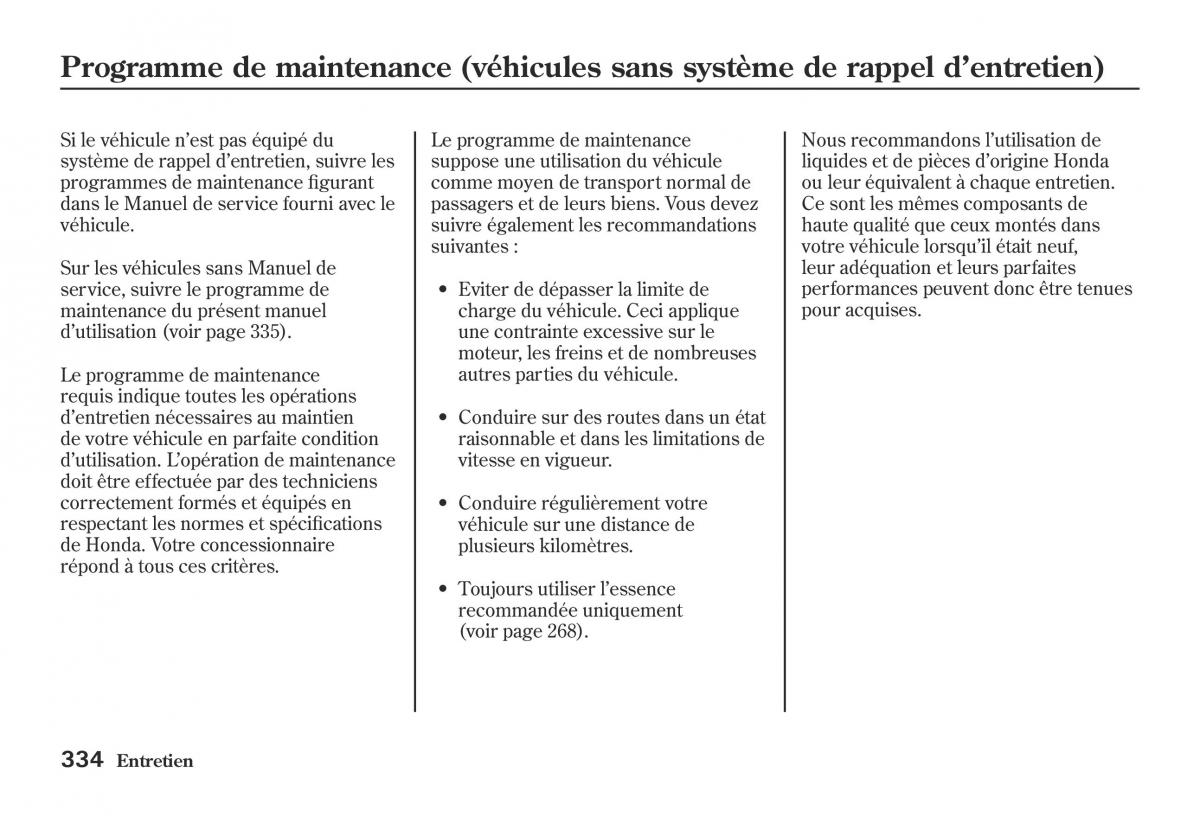 Honda Jazz II 2 hybrid manuel du proprietaire / page 341