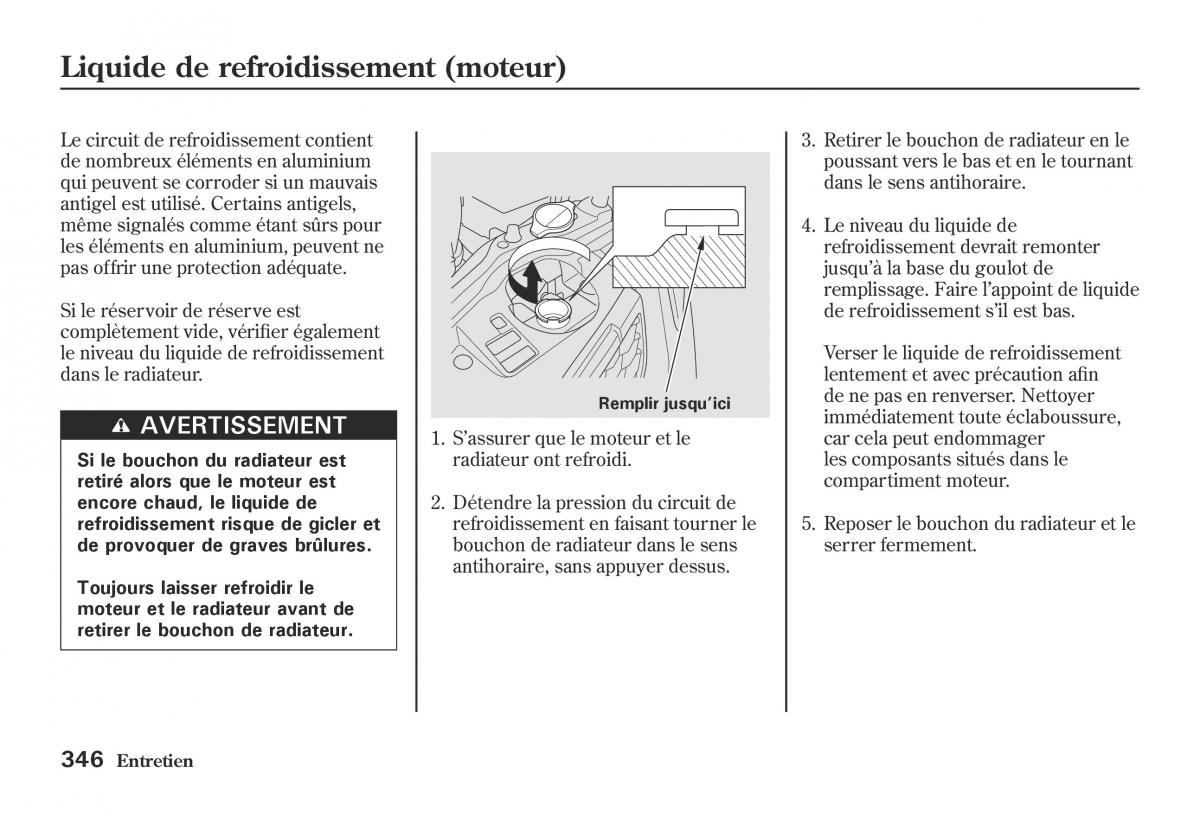 Honda Jazz II 2 hybrid manuel du proprietaire / page 353