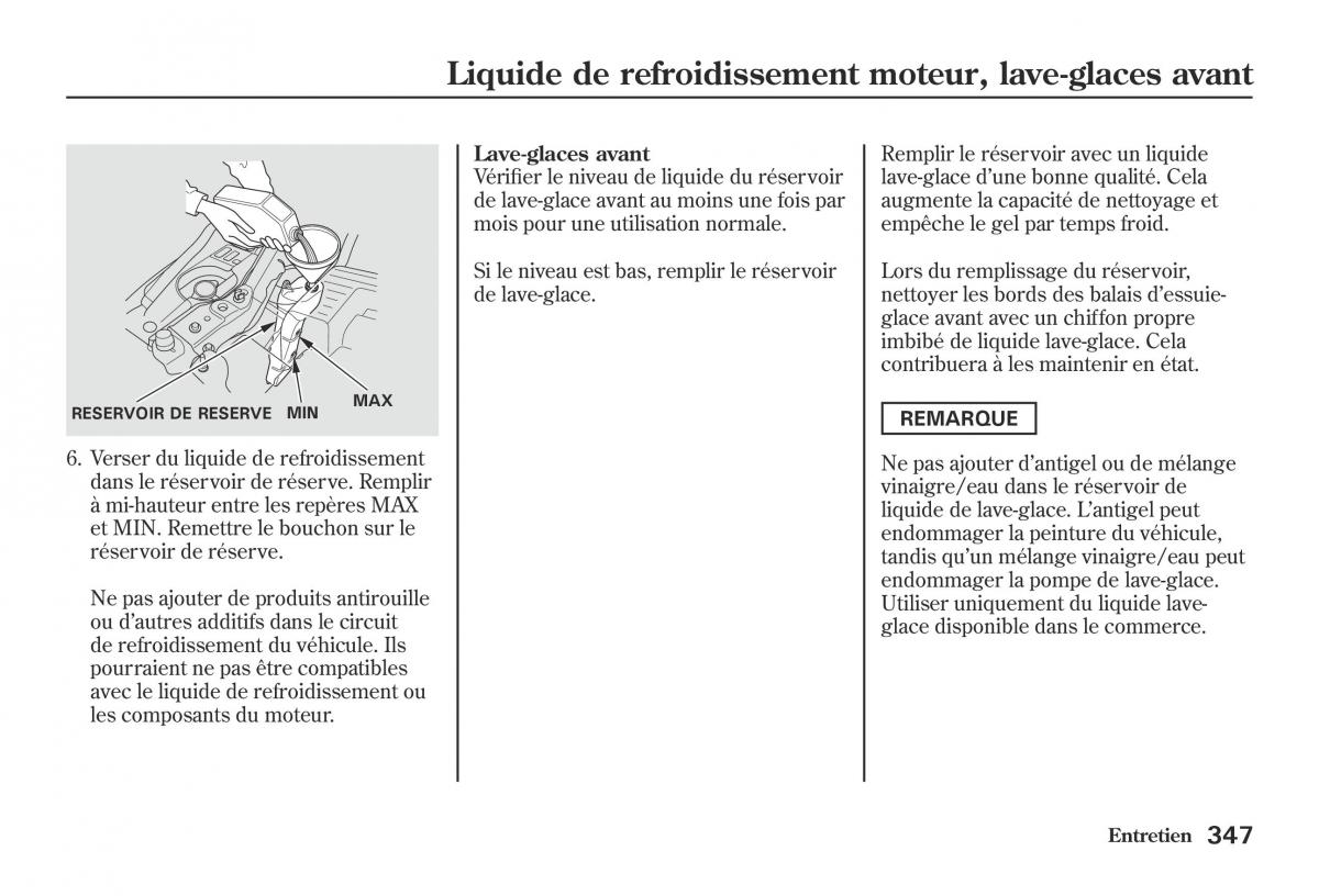 Honda Jazz II 2 hybrid manuel du proprietaire / page 354