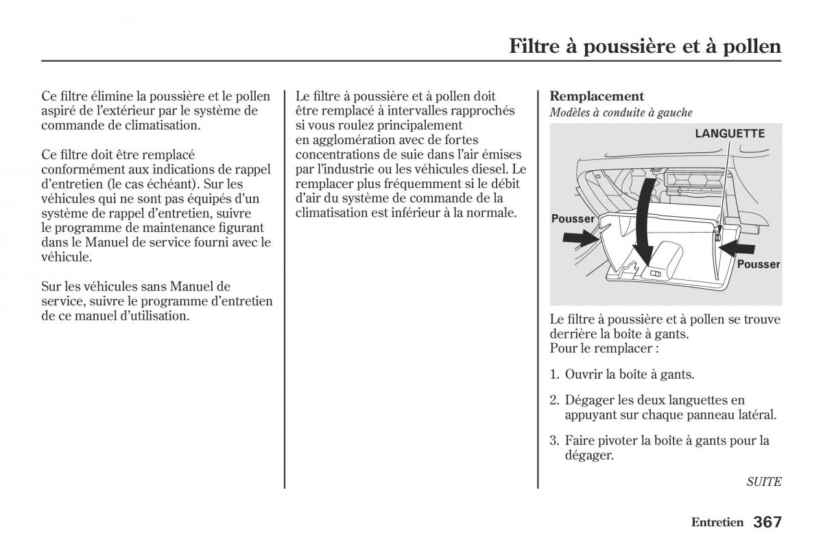 Honda Jazz II 2 hybrid manuel du proprietaire / page 374