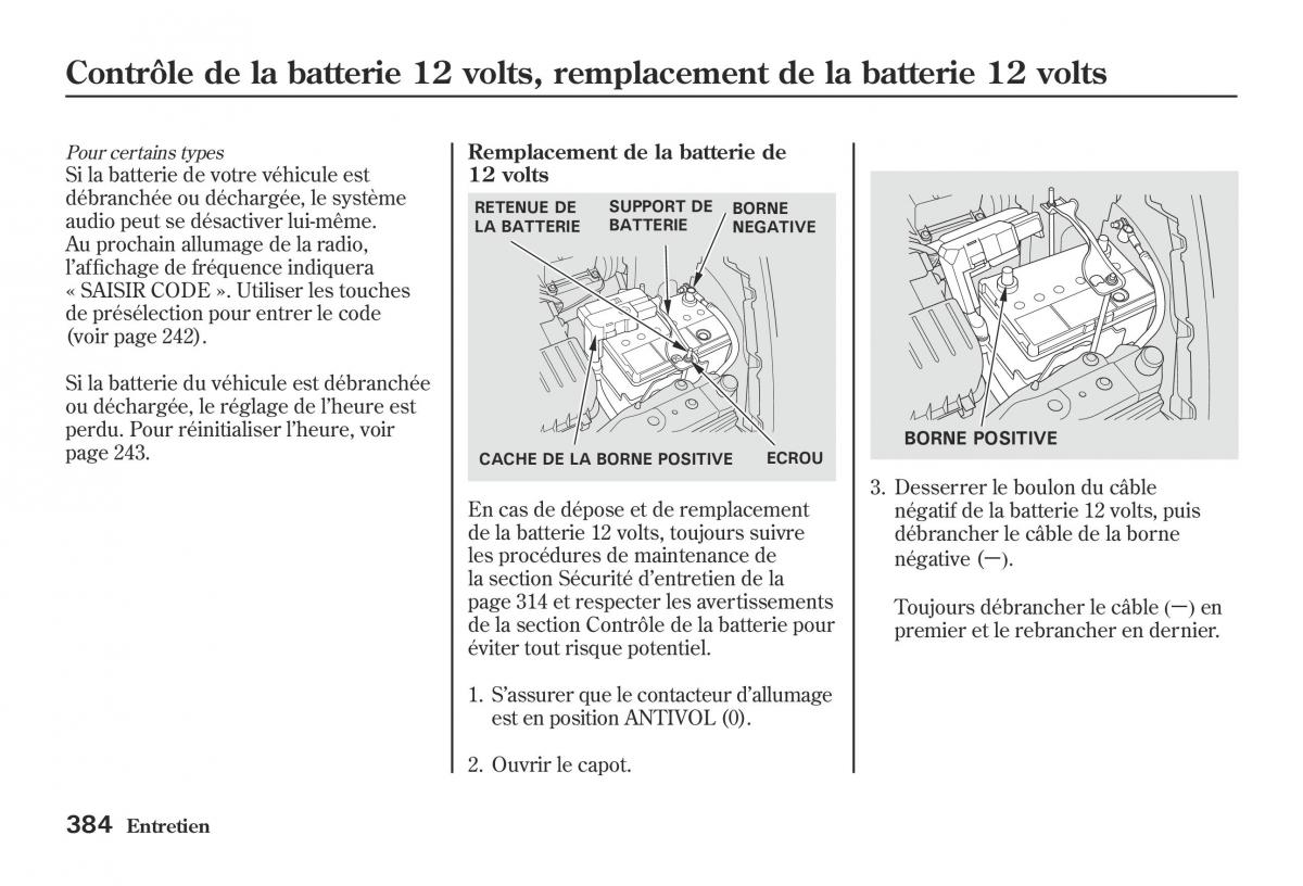 Honda Jazz II 2 hybrid manuel du proprietaire / page 391