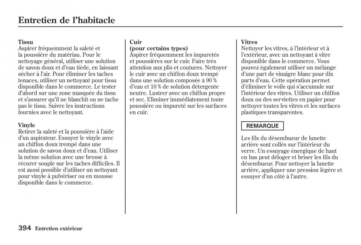 Honda Jazz II 2 hybrid manuel du proprietaire / page 401