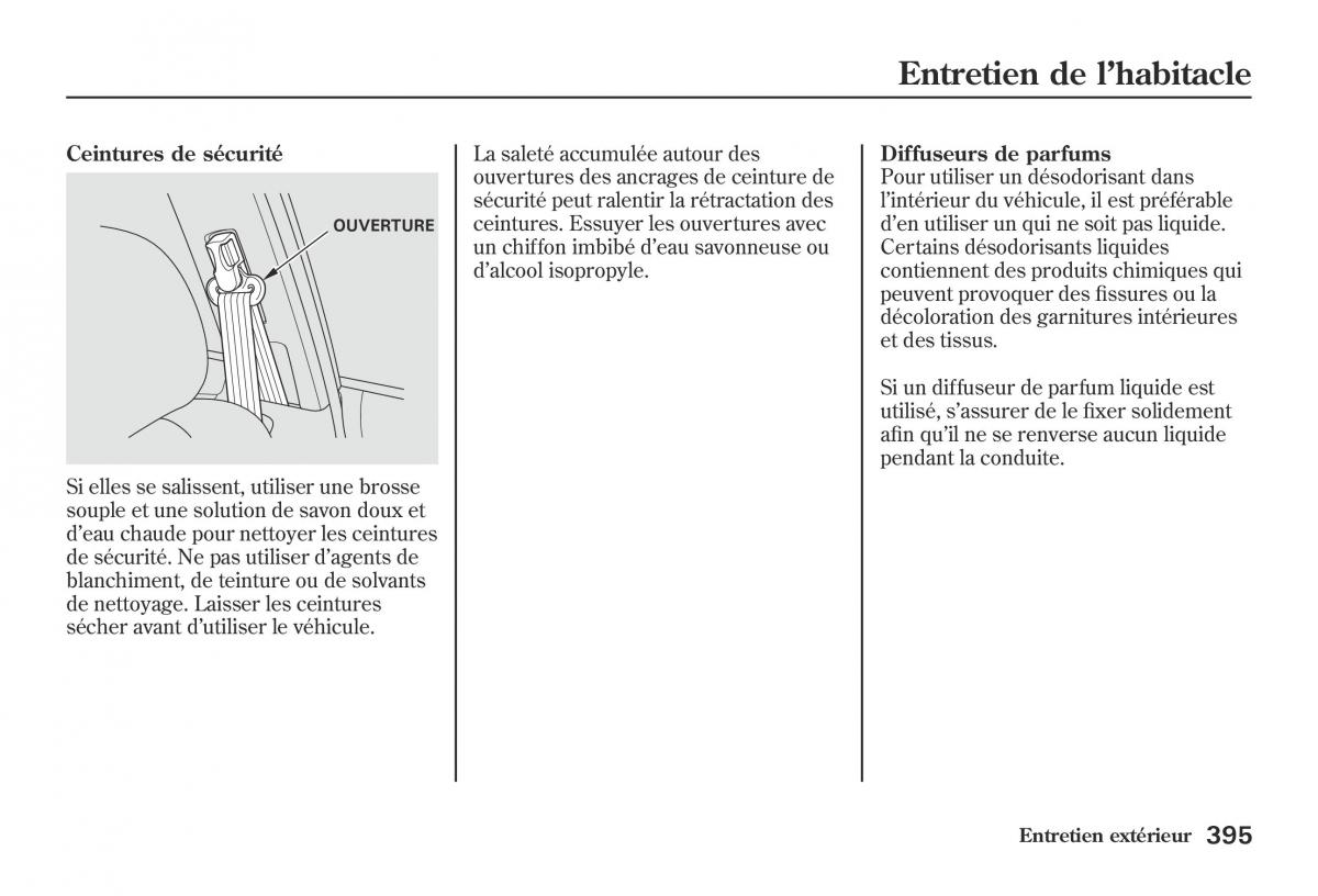 Honda Jazz II 2 hybrid manuel du proprietaire / page 402