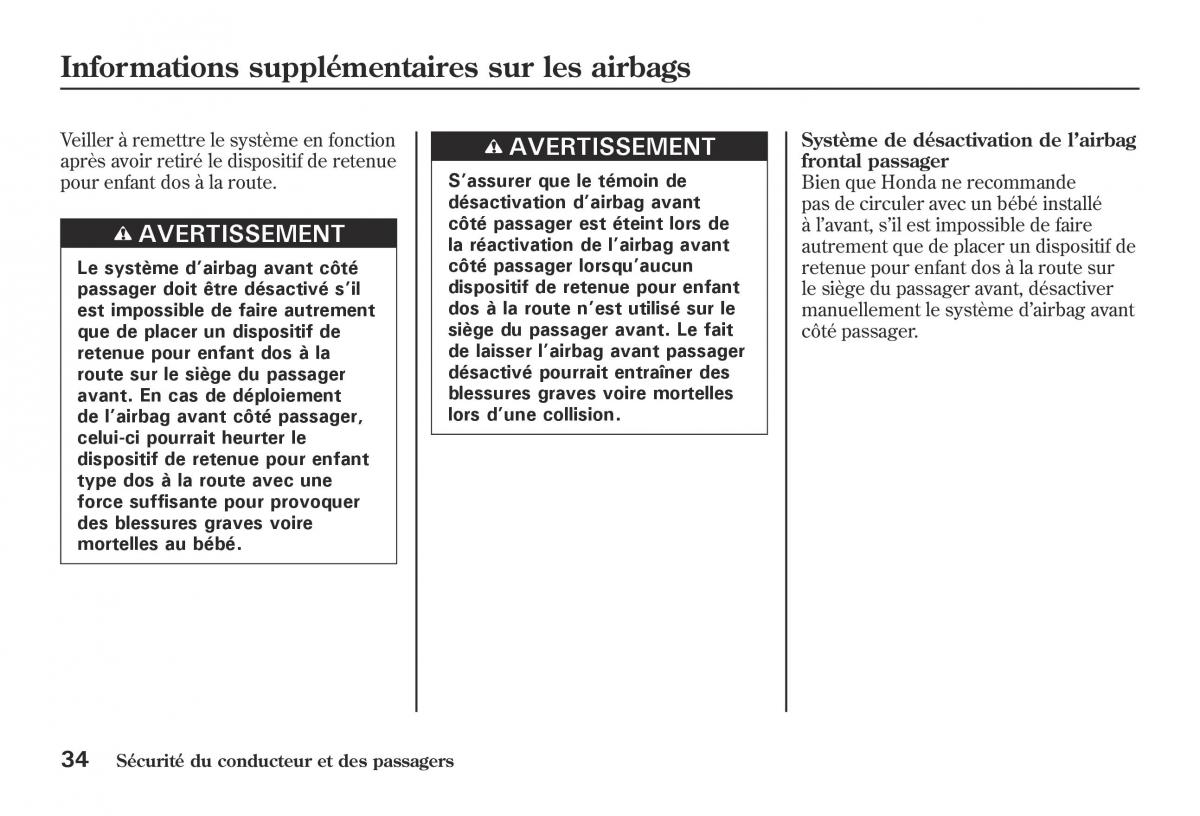 Honda Jazz II 2 hybrid manuel du proprietaire / page 41