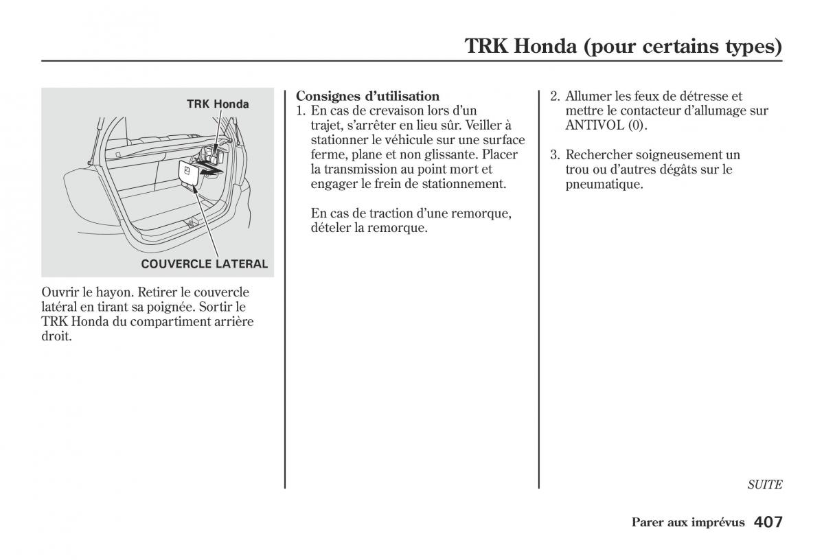 Honda Jazz II 2 hybrid manuel du proprietaire / page 414