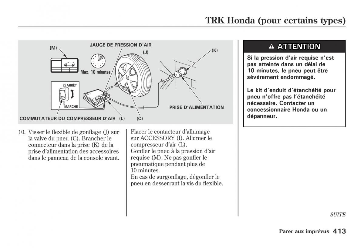 Honda Jazz II 2 hybrid manuel du proprietaire / page 420