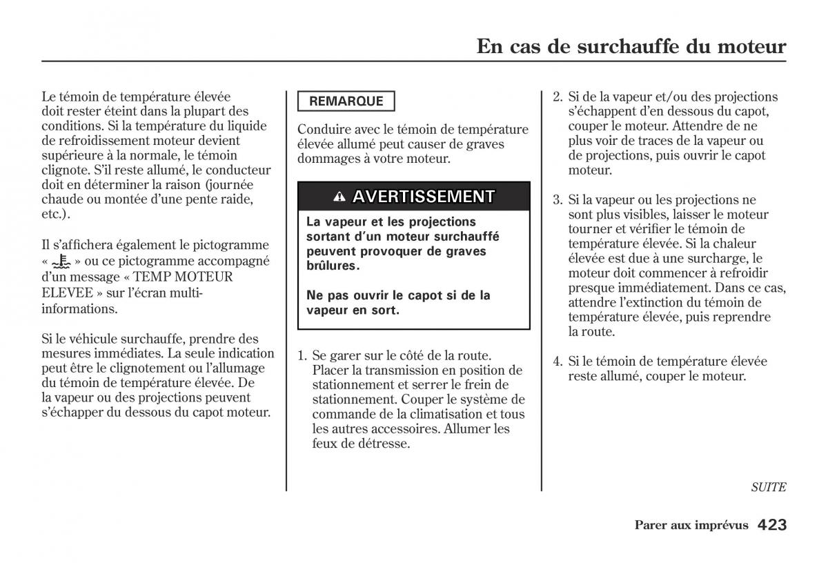 Honda Jazz II 2 hybrid manuel du proprietaire / page 430