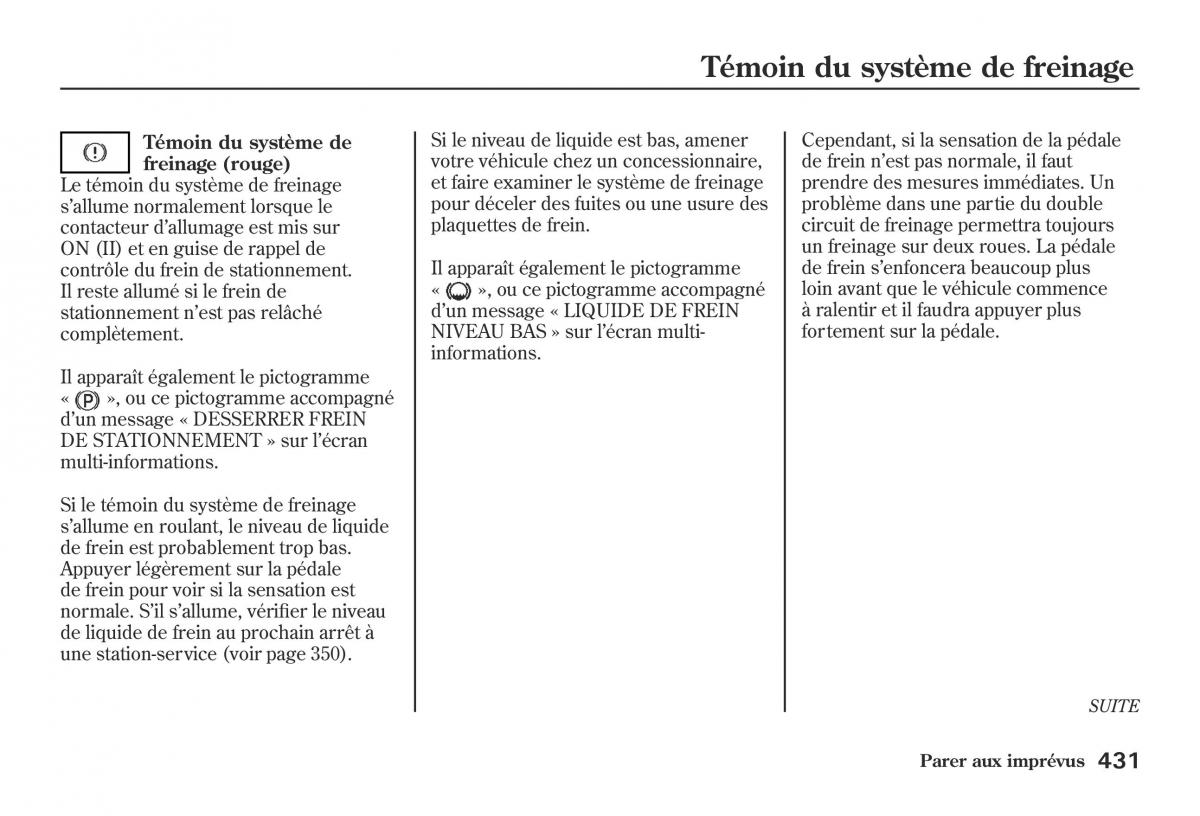 Honda Jazz II 2 hybrid manuel du proprietaire / page 438