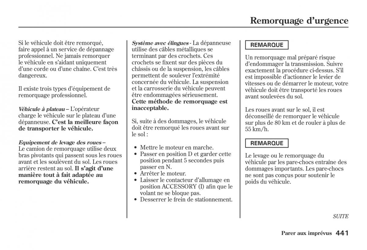 Honda Jazz II 2 hybrid manuel du proprietaire / page 448